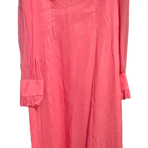 VINTAGE 70’S Pink Prom Dress - Picture 2 of 4